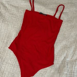 Brandy Melville red bodysuit